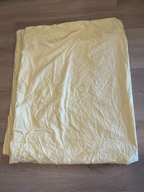 Pottery Barn Kids Yellow Gingham Duvet Twin